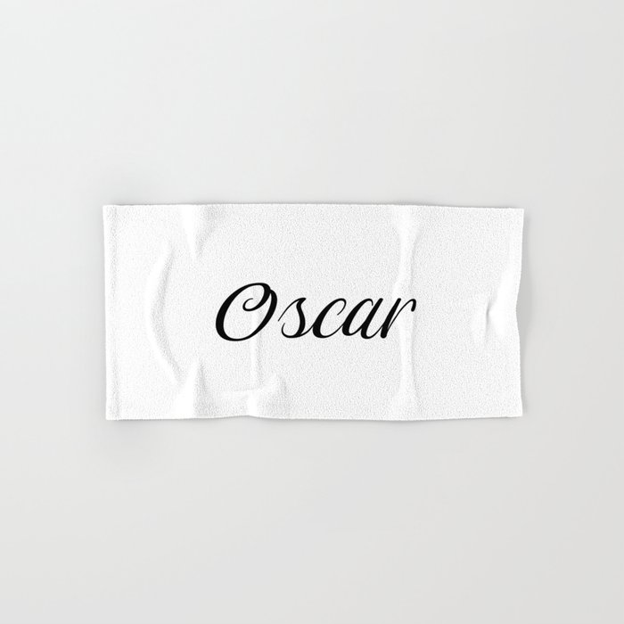 Name Oscar Hand & Bath Towel