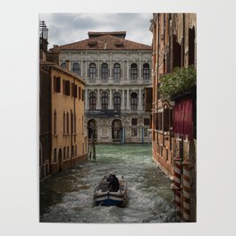 Morning Commute - Venice, Italy Poster