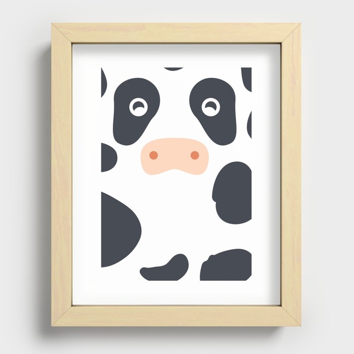 Cow Cow Recessed Framed Print