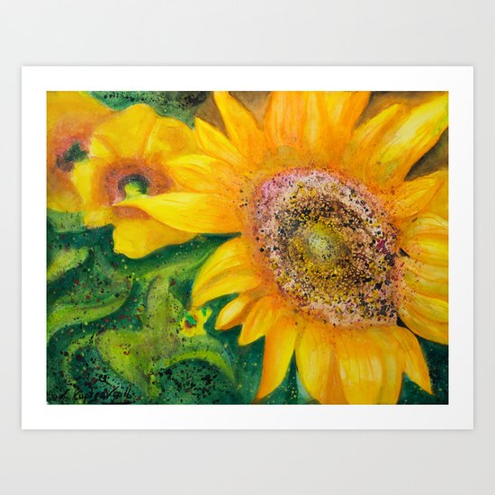 sunflowers Art Print