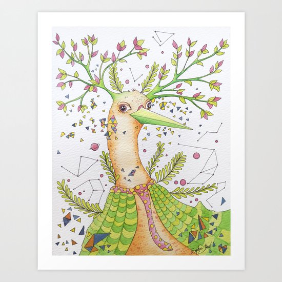 Forest's hear Art Print