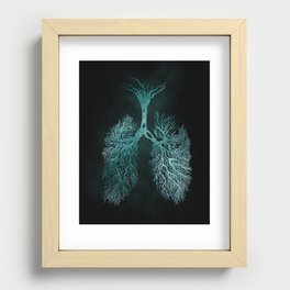 just breathe // the lungs of nature Recessed Framed Print