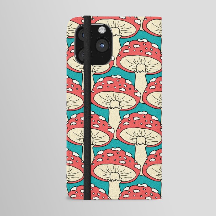 Too Many Mushies iPhone Wallet Case