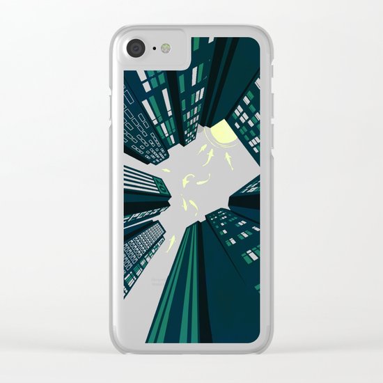 Solitary Dream Clear iPhone Case