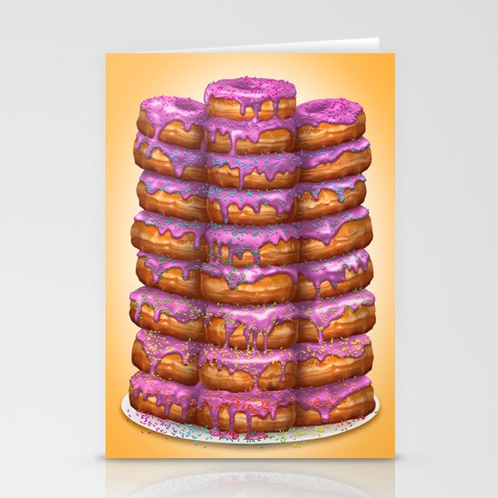 Donuts II 'Bon appetit Homer' Stationery Cards