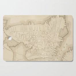 Vintage Map of Charlestown MA (1906) Cutting Board