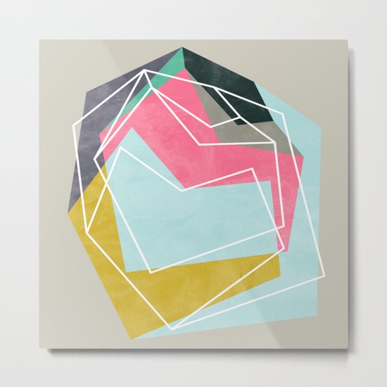 Fill & Stroke Metal Print