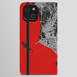 Lima City Map of Peru - Oriental iPhone Wallet Case