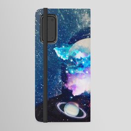 Space Planets Astronaut  Android Wallet Case