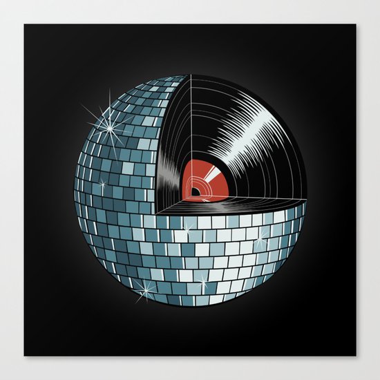 Discography Canvas Print