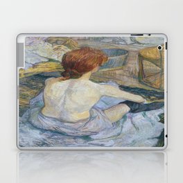 Henri de Toulouse-Lautrec - Rousse (La Toilette) (1889) Laptop Skin