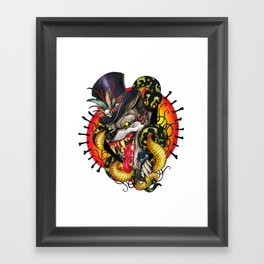 Voodoo Wolf Daddy Framed Art Print