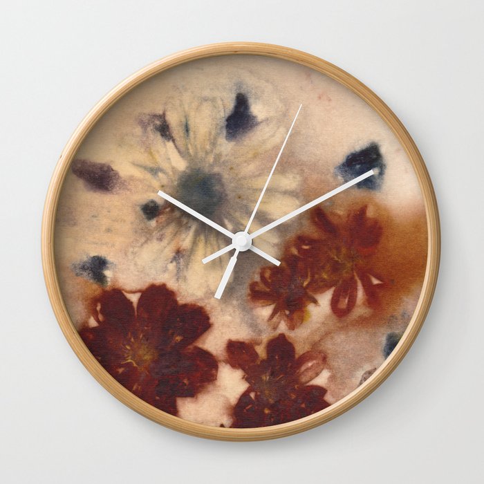flowers  Wall Clock