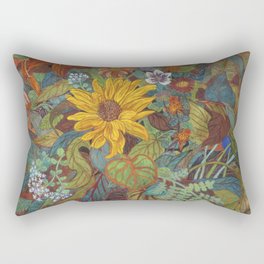 flower 2【Japanese painting】 Rectangular Pillow