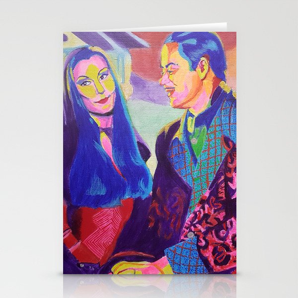 Morticia and Gomez Stationery Cards