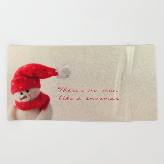 Mr Snowman (He's back) Beach Towel
