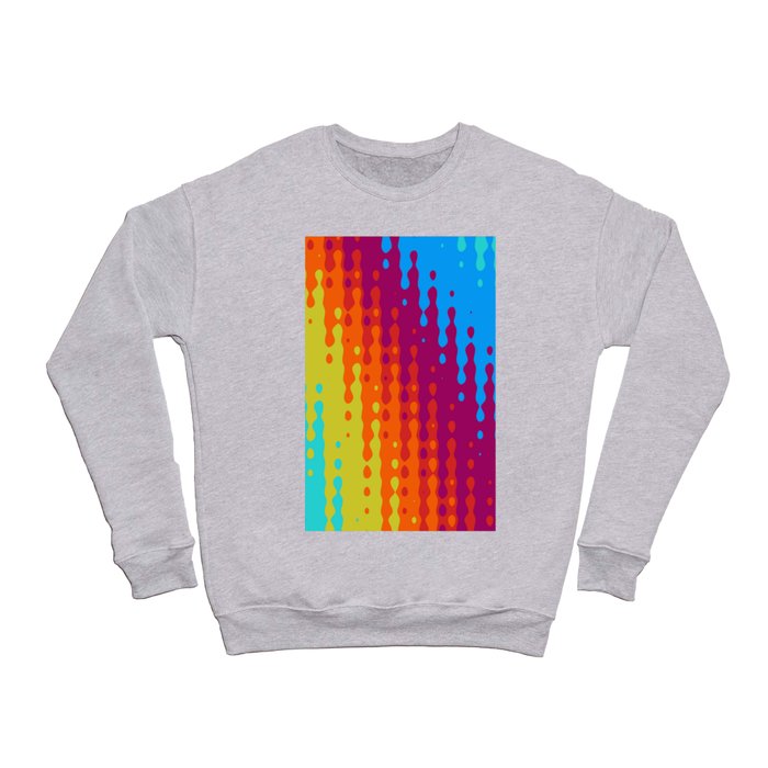 Halftone Blur Multi Color Background. Crewneck Sweatshirt