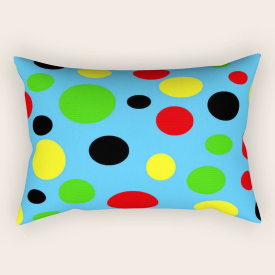 Circles Rectangular Pillow