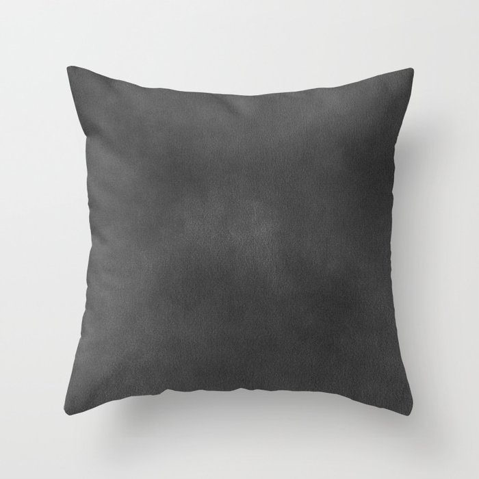 Grey Velvet Throw Pillow