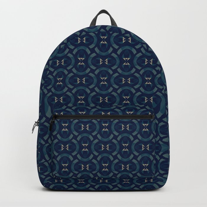 Bow-Tie Parenthetical Abstract Pattern Backpack