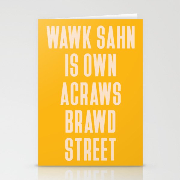 Wawk Sahn Stationery Cards