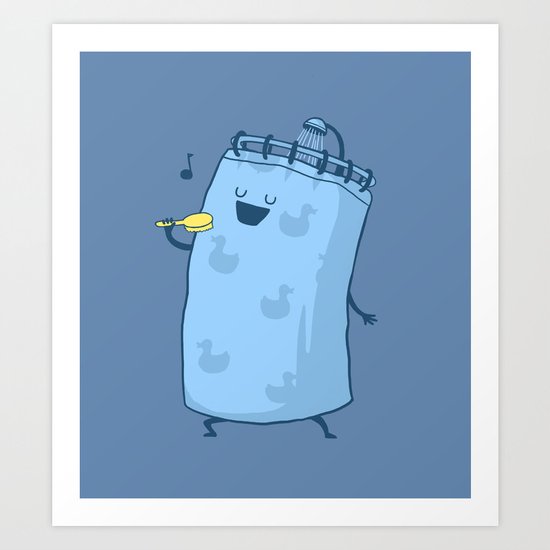 Singing In The Shower? Art Print