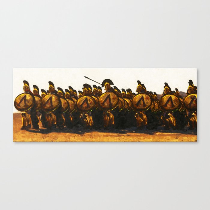 Spartans at War Canvas Print