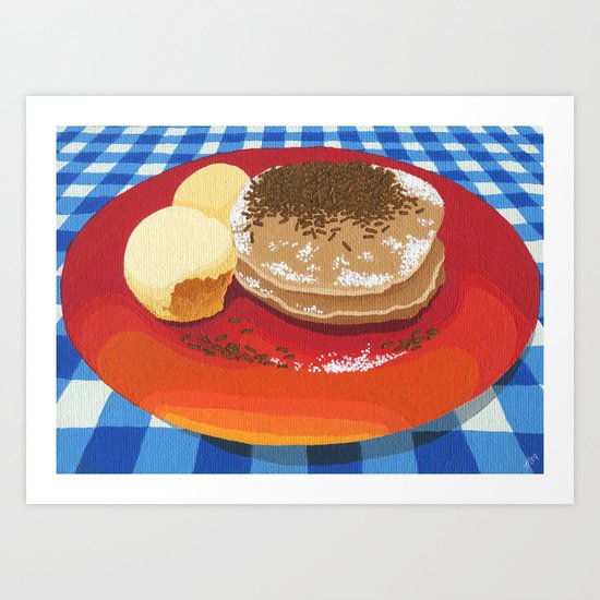 Pancakes Week 15 Art Print