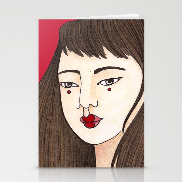 Eun-Mi / Red Stationery Cards