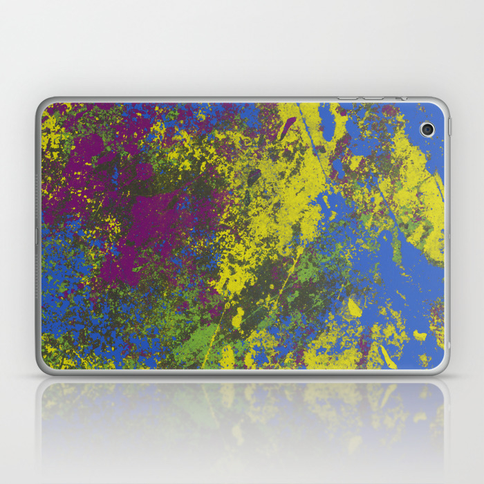 Clouded Judgement Abstract Modern Painting Laptop Ipad Skin By