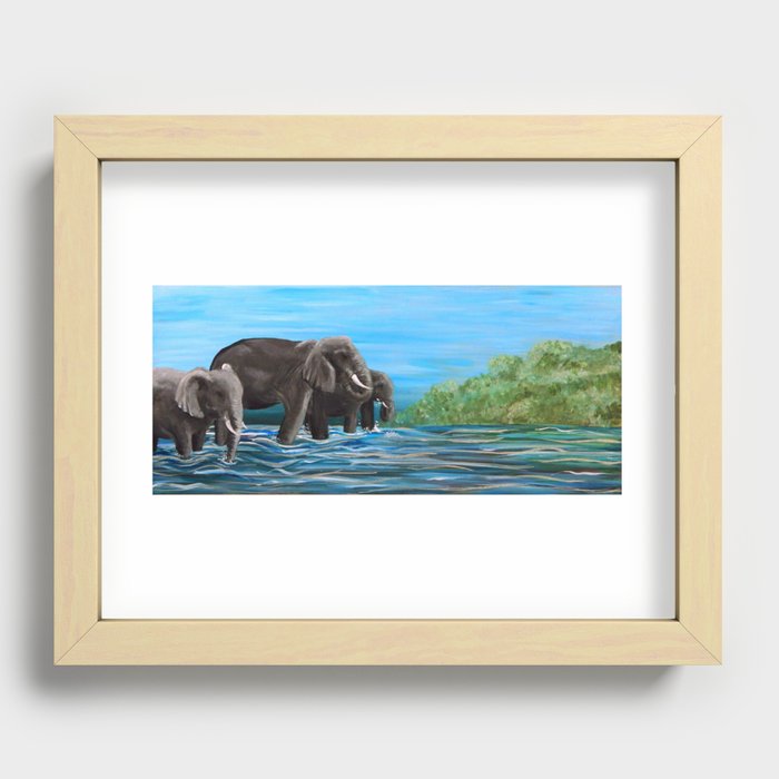 On Water Recessed Framed Print