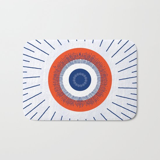 Eye Think Too Much Bath Mat