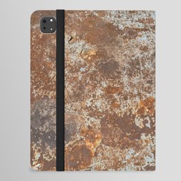 Old Weathered Rusty Metal Texture iPad Folio Case