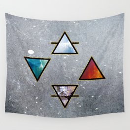 The four elements Wall Tapestry