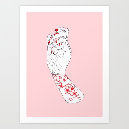 Miss Me Art Print