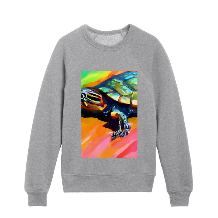 Red-Eared Slider 2 Kids Crewneck