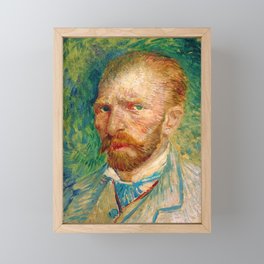 Vincent van Gogh "Self-portrait" (1) Framed Mini Art Print