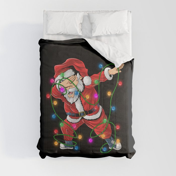 Dabbing Santa Claus Comforter