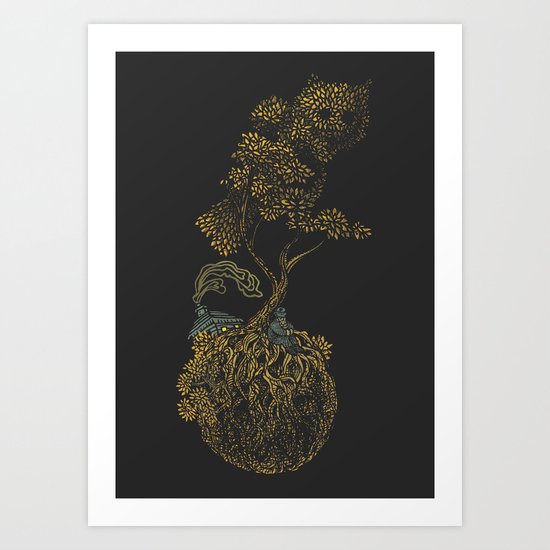 Lonely Planet Art Print