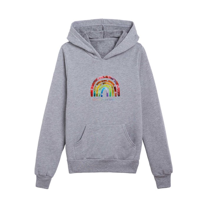 Pet Memorial Rainbow Bridge Art by Sharon Cummings Kids Pullover Hoodie