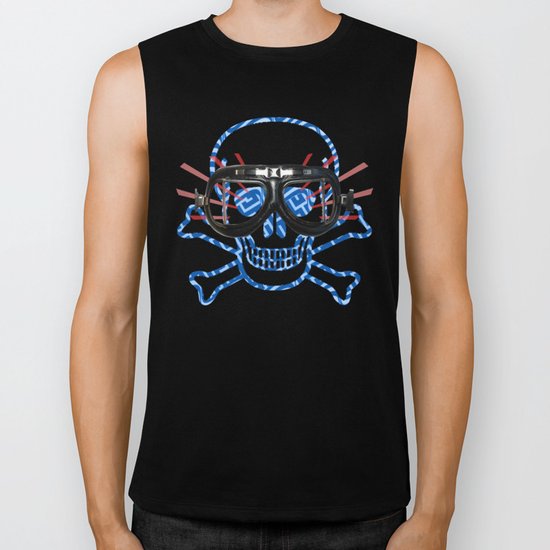Truckload of Nothing Skull / Hellacopters · GLUECiFER Biker Tank