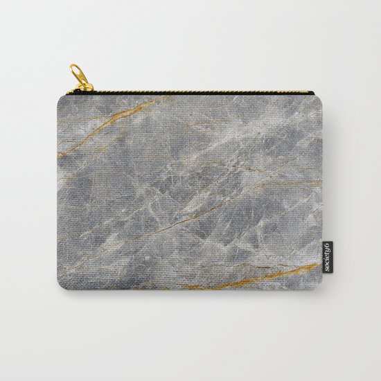 Grey Marble Carry-All Pouch
