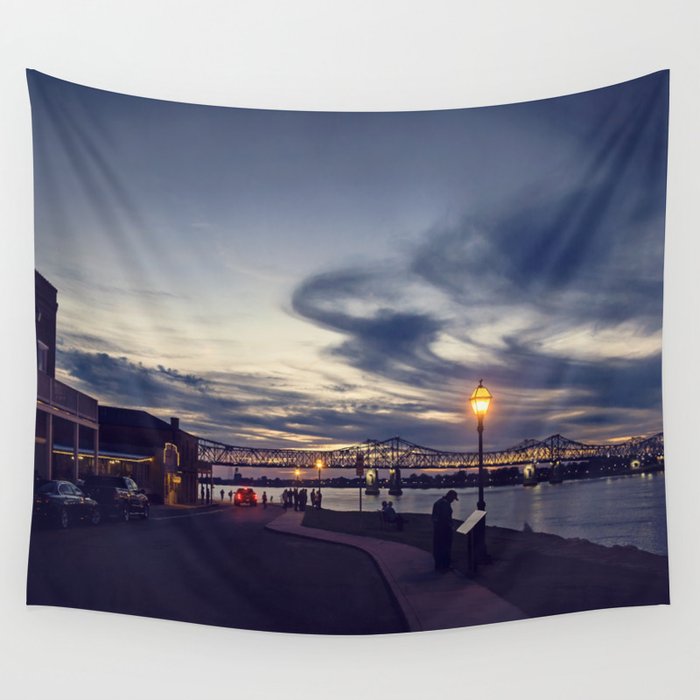Natchez Under the Hill Wall Tapestry by JMcCool  Society6