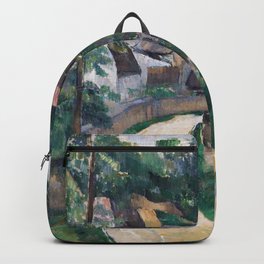 Turn in the Road (1881) by Paul Cézanne Backpack