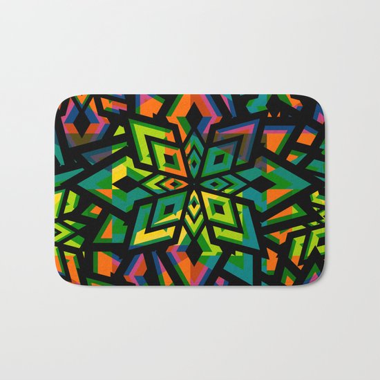 Funky flowers Bath Mat