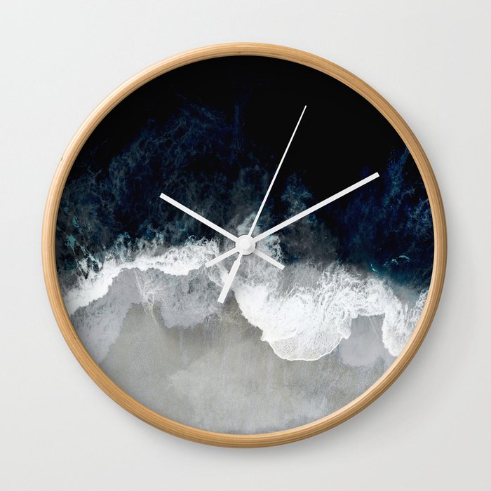 Blue Sea Wall Clock