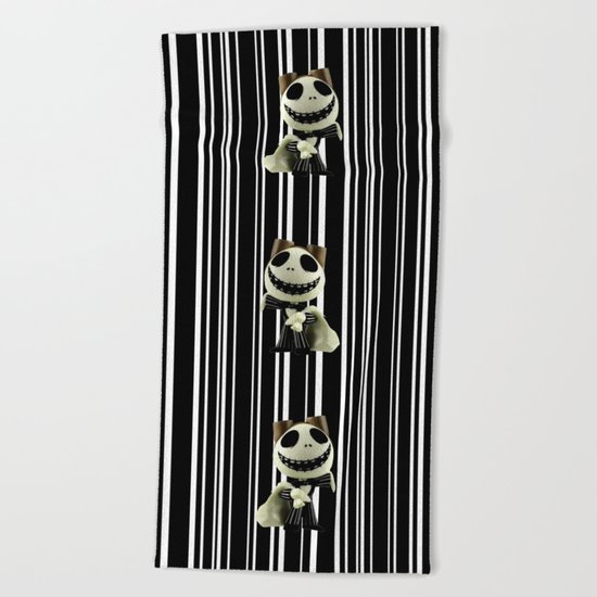 Halloween Prisoner | Jack | Christmas | Nigthmare Beach Towel