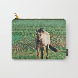 Golden Horse with a White Star Carry-All Pouch | Foreheadstar, Goldenhorse, Digital, Greenfield, Whiteforeheadstar, Graphite, Horseandsheep, Graphicdesign, Whitestar 