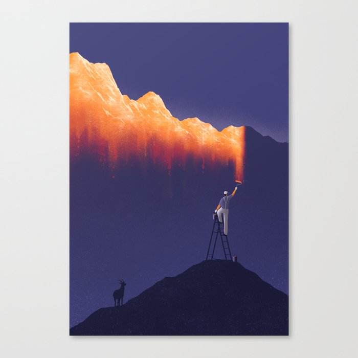 Mountain Sunrise Canvas Print