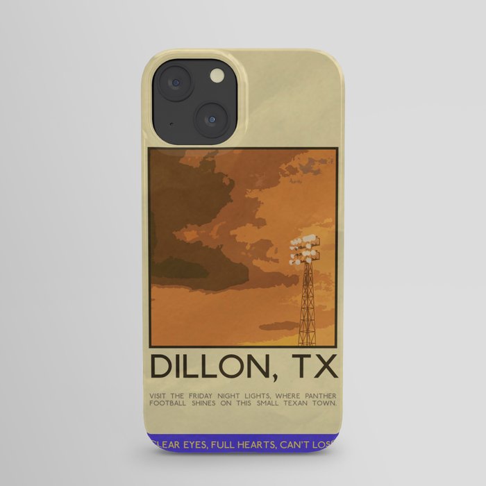Silver Screen Tourism: DILLON, TX / FRIDAY NIGHT LIGHTS iPhone Case
